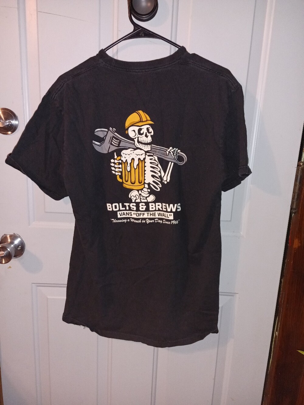 Vans Black Skeleton Shirt